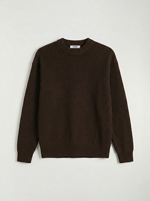 XSIDE Bisiklet Yaka Oversize Kadın Triko Kazak - S6KF46Z8-8HG