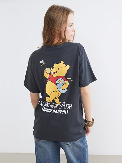 XSIDE Winnie the Pooh Baskılı Kadın Tişört - S6KF55Z8-VDL