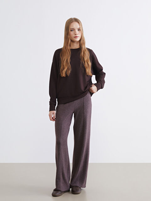 XSIDE Beli Lastikli Geniş Paça Kadın Eşofman Altı - S6KF59Z8-ZB0