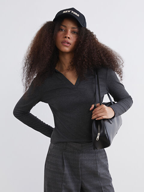 XSIDE Polo Yaka Kadın Body	 - S6KF61Z8-VDL