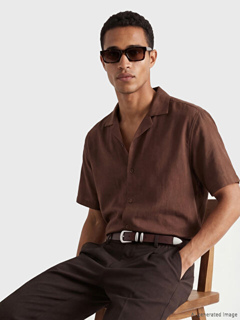 LCW Vision Regular Fit Krinkle Erkek Gömlek - S6KF66Z8-HMZ