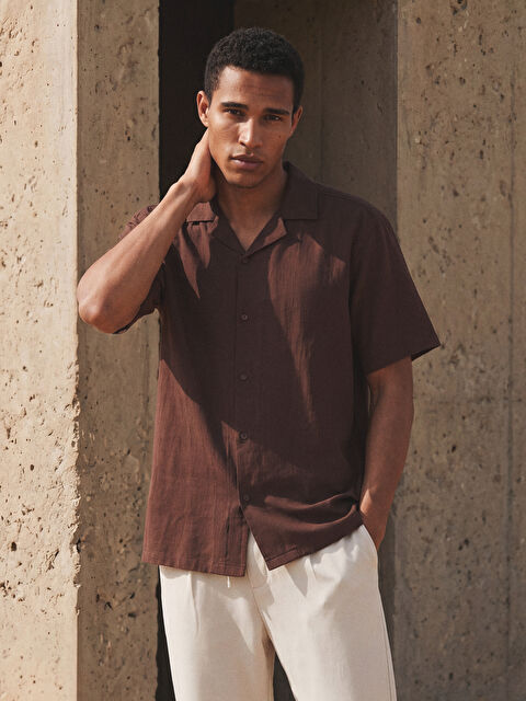 LCW Vision Regular Fit Krinkle Erkek Gömlek