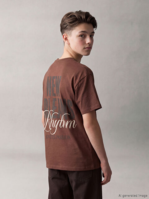 LCW Kids Baskılı Erkek Çocuk Tişört