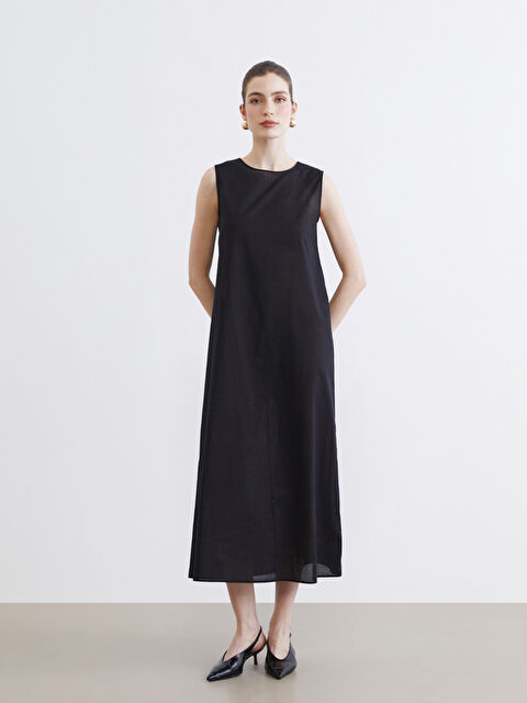 LCW Modest Bisiklet Yaka A Kesim Elbise Astarı - S6KG15Z8-CVL