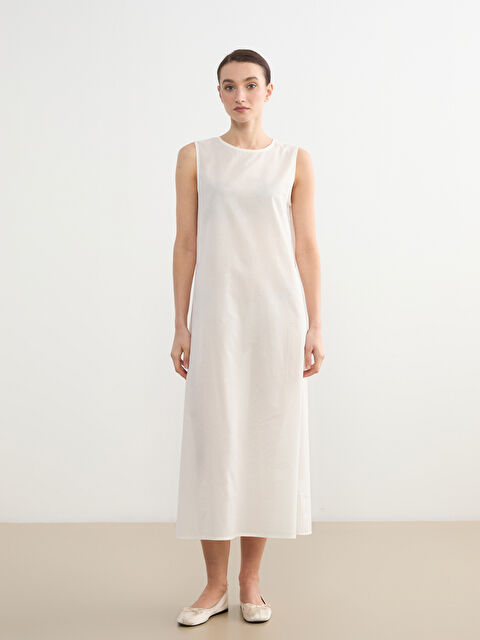 LCW Modest Bisiklet Yaka A Kesim Elbise Astarı - S6KG15Z8-EEW