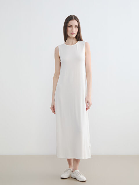 LCW Modest  Bisiklet Yaka Kadın Elbise Astarı - S6KG16Z8-EEW