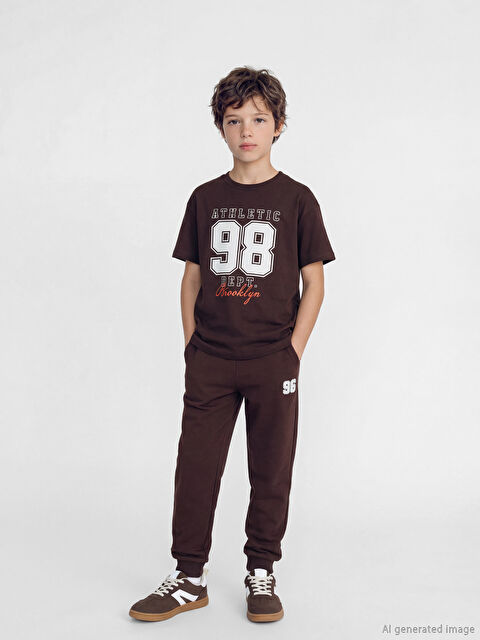 LCW Kids Baskılı Erkek Çocuk Jogger Eşofman Altı - S6KG24Z4-3E1