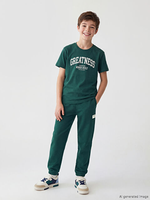 LCW Kids Beli Lastikli Erkek Çocuk Jogger Eşofman Altı