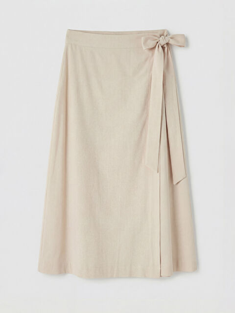 LCW Modest Beli Bağlamalı Anvelop Etek