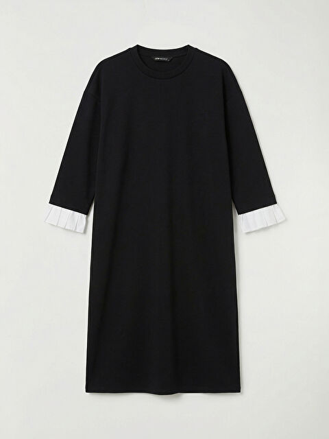 LCW Modest Bisiklet Yaka Sweat Elbise - S6KG38Z8-CVL