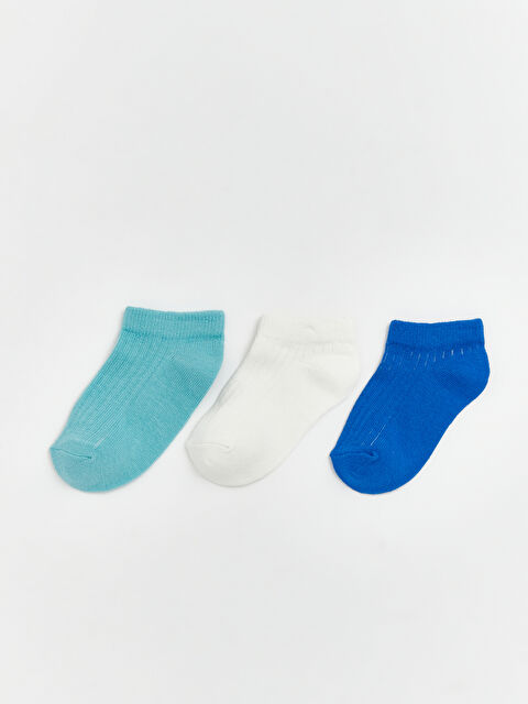 LCW ECO Baby Boy BLUE Trainer Socks - S6KG63Z1-YW6