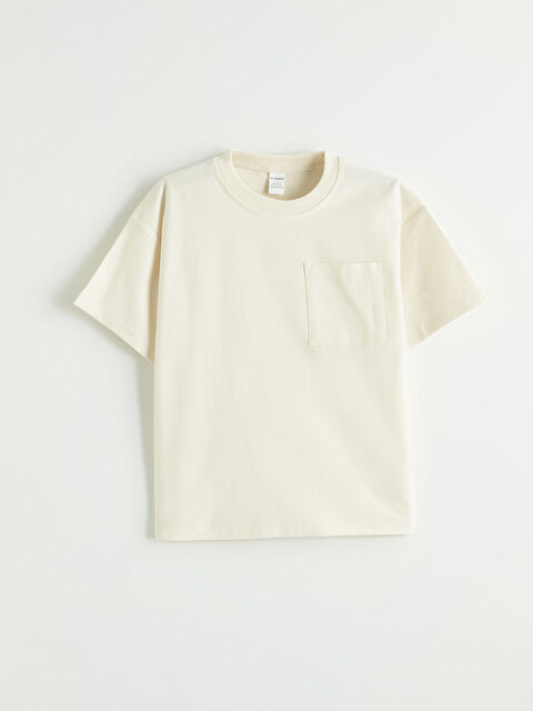 LCW Kids Bisiklet Yaka Erkek Çocuk Tişört - S6KG87Z1-QVK