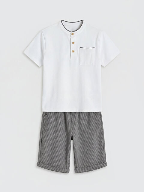 LCW Kids Desenli Erkek Çocuk Takım