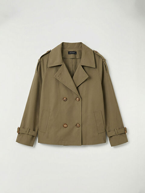 LCW Vision Woman KHAKI Trenchcoat - S6KH12Z8-F7Z