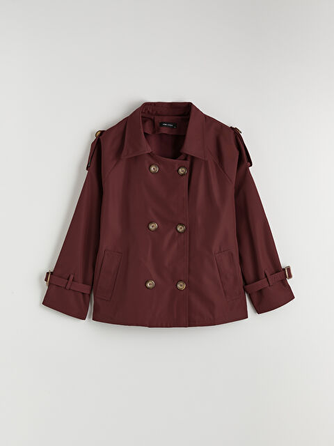 LCW Vision Woman BORDEAUX Trenchcoat - S6KH12Z8-R3J