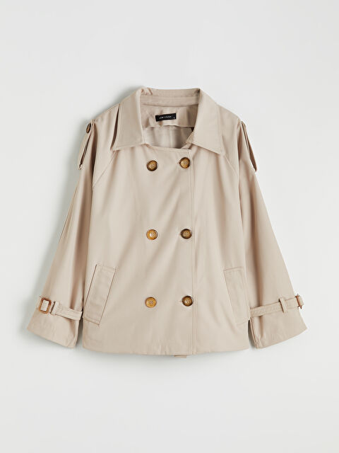 LCW Vision Woman BEIGE Trenchcoat - S6KH12Z8-YCB