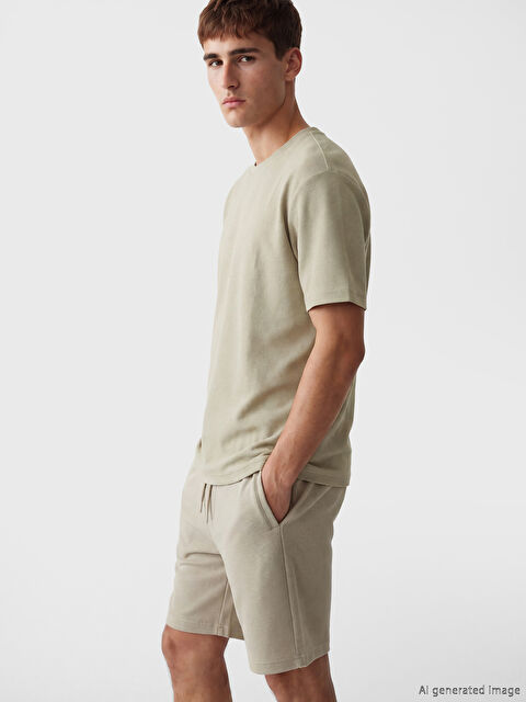 LCW Vision Bisiklet Yaka Erkek Tişört