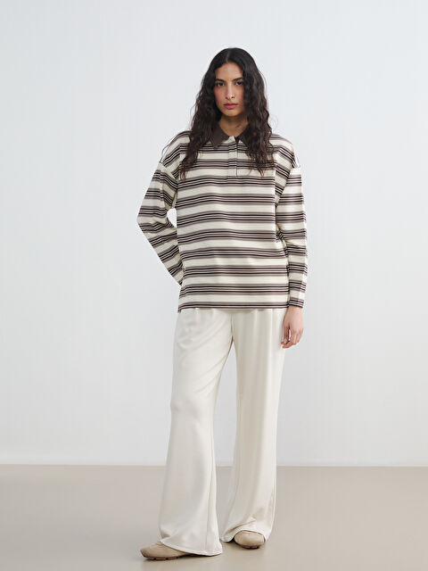 LCW Modest Beli Lastikli Soft Touch Kadın Eşofman Altı - S6KI03Z8-FEJ