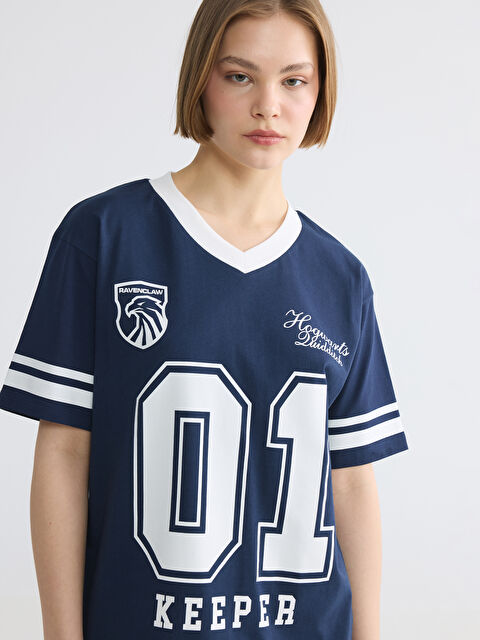 XSIDE Harry Potter Baskılı Oversize Kadın Tişört