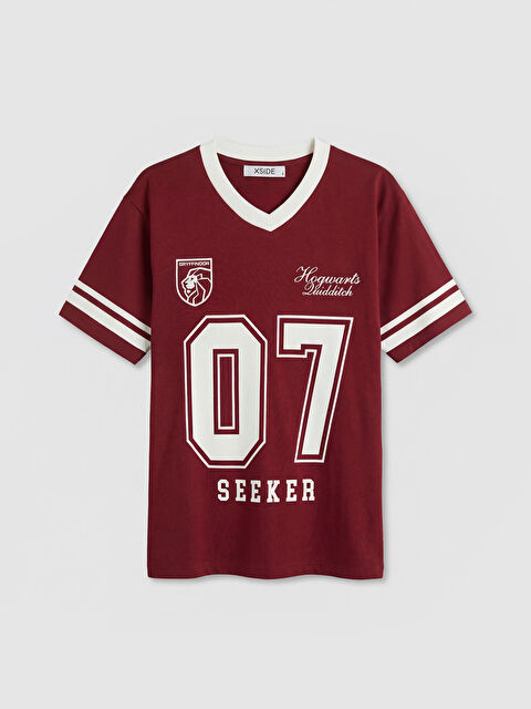 XSIDE Harry Potter Baskılı Oversize Kadın Tişört