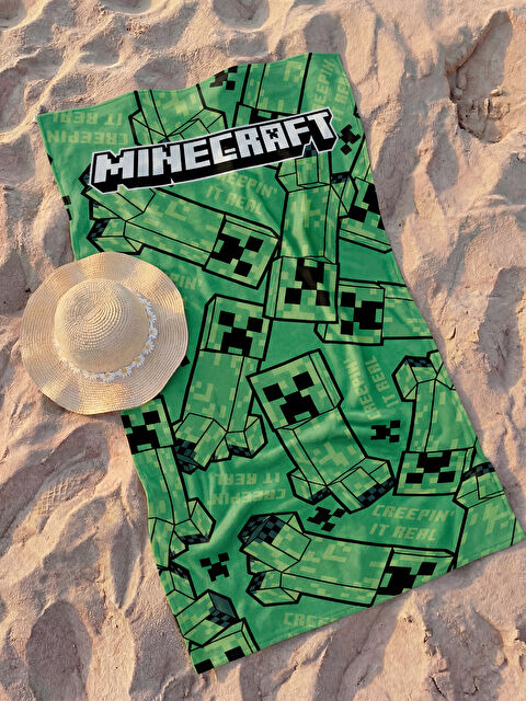 LCW HOME Minecraft Baskılı Plaj Havlusu 70x150 cm