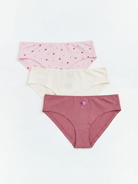 LCW Young Desenli Bikini Külot 3'lü  - S6KI38Z8-LT4