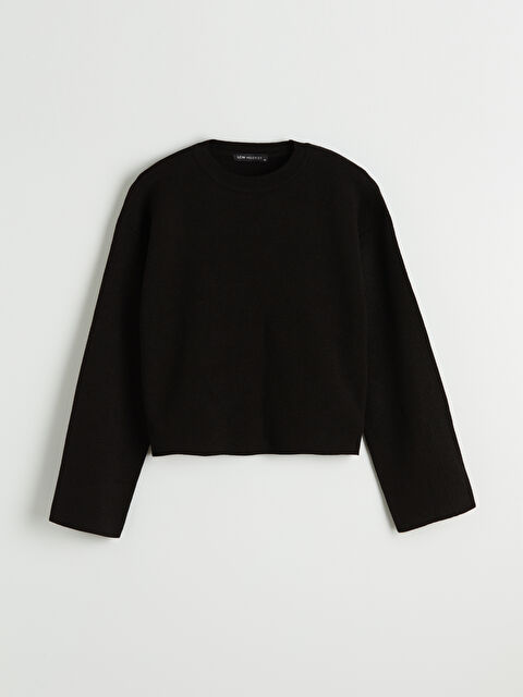 LCW Comfort Bisiklet Yaka Crop Kadın Triko Kazak		
 - S6KI59Z8-RQL