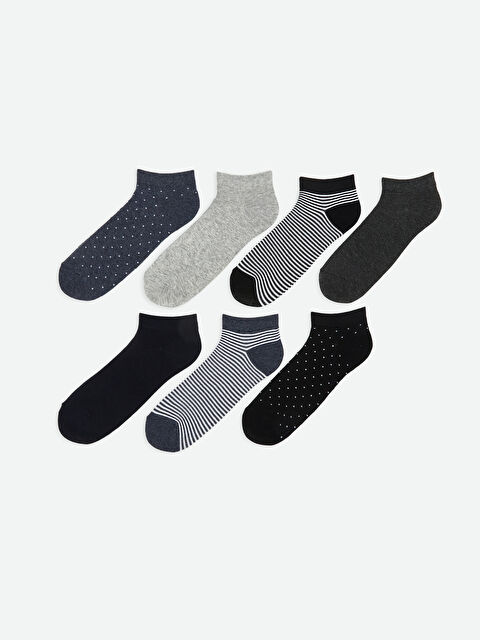 LCW ACCESSORIES Chaussettes d'entraînement à motifs pour homme, lot de 7