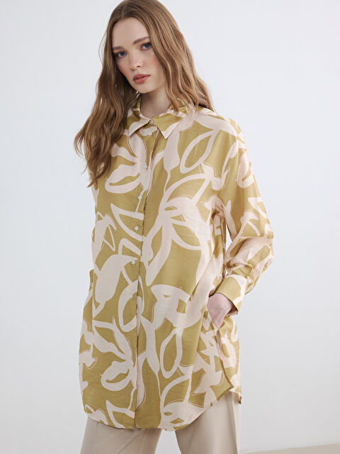 LCW Modest Desenli Kadın Gömlek Tunik