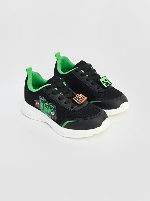 LCW STEPS Minecraft Baskılı Erkek Çocuk Spor Ayakkabı