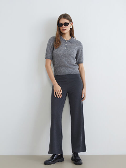 LCWAIKIKI Classic Жена Антрацит Панталон - S6KJ48Z8-L8N