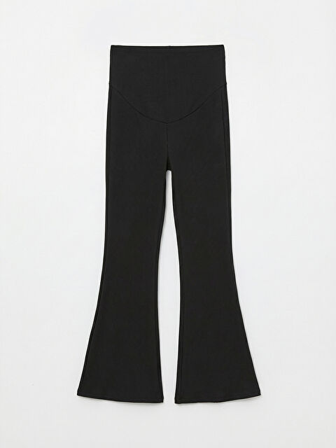 LCWAIKIKI Maternity Yüksek Bel İspanyol Paça Kadın Tayt - S6KJ71Z8-CVL