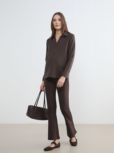 LCWAIKIKI Maternity Karın Panelli İspanyol Paça Hamile Tayt - S6KJ71Z8-HMK