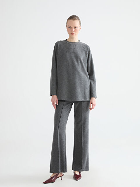 LCW Comfort Beli Lastikli Geniş Paça Kadın Pantolon - S6KJ73Z8-YAT