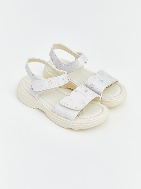LCW STEPS Yıldız Desenli Kız Çocuk Sandalet - S6KK82Z4-J5E