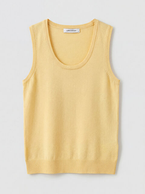 LCWAIKIKI Classic U Yaka Kadın Triko Atlet - S6KL81Z8-FZG