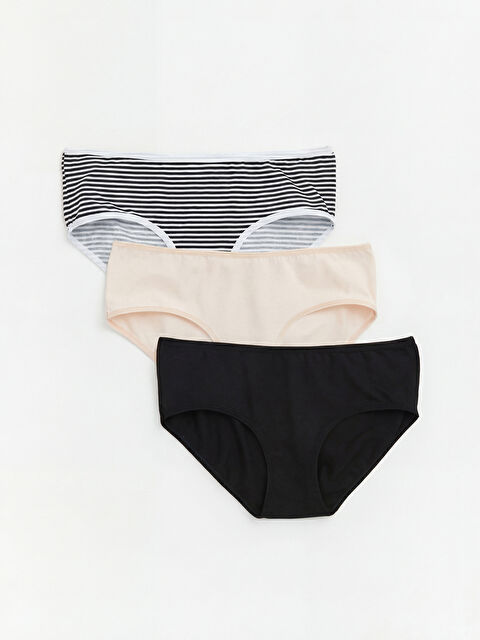 LCW Kids Kız Çocuk Külot 3'lü - S6KL89Z4-FVA