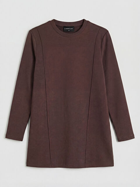 LCWAIKIKI Classic Bisiklet Yaka Kadın Sweatshirt Tunik	 - S6KM02Z8-JR3