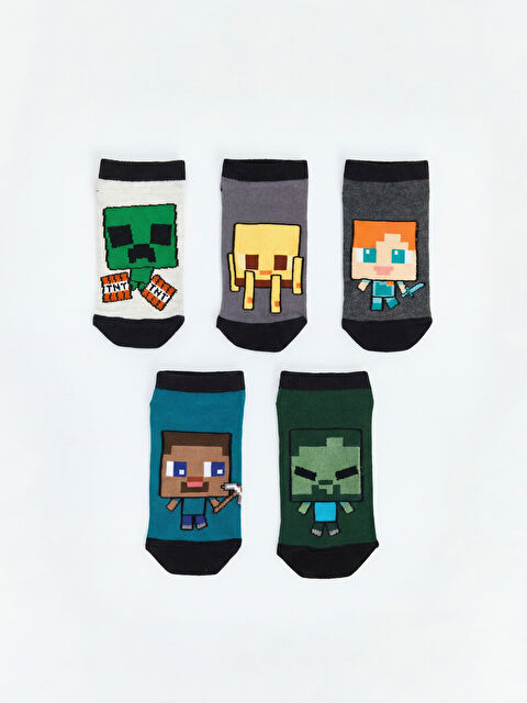 LCW Kids Boy MIX Trainer Socks - S6KM12Z4-K00