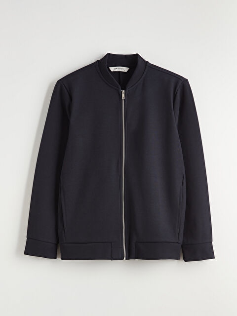 LCW Vision Kolej Yaka Erkek Fermuarlı Sweatshirt - S6KM31Z8-RFH