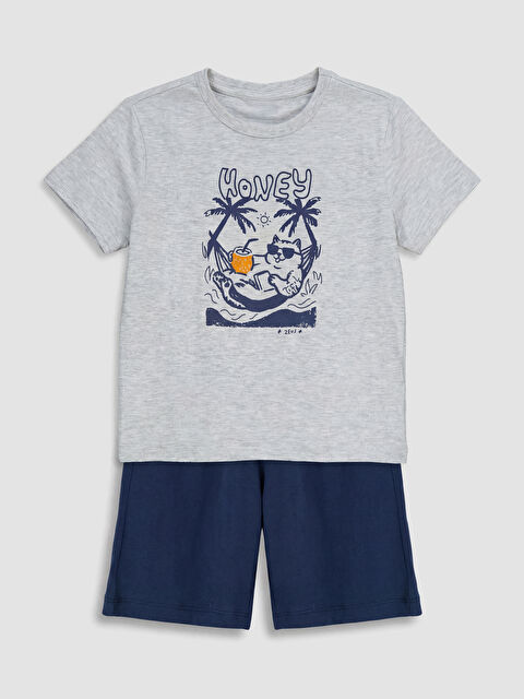 LC WAIKIKI Erkek Çocuk Şortlu Pijama Takımı