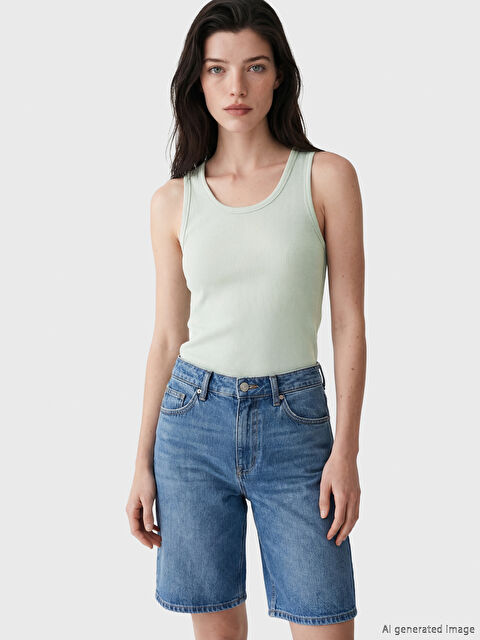 LCW Comfort Débardeur VERT Femme