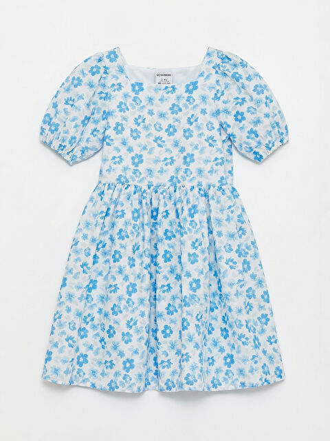 LCW ECO Çiçekli Kız Çocuk Elbise - S6KN40Z4-LQQ
