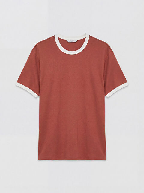 LCW Vision Bisiklet Yaka Standart Fit Erkek Tişört