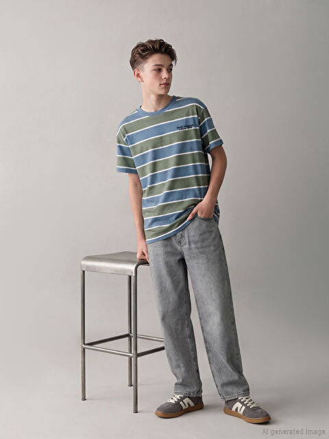 LCW Kids Baggy Fit Erkek Çocuk Jean Pantolon