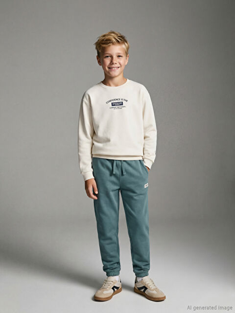 LCW Kids Beli Lastikli Erkek Çocuk Jogger Eşofman Altı - S6KN99Z4-H7V