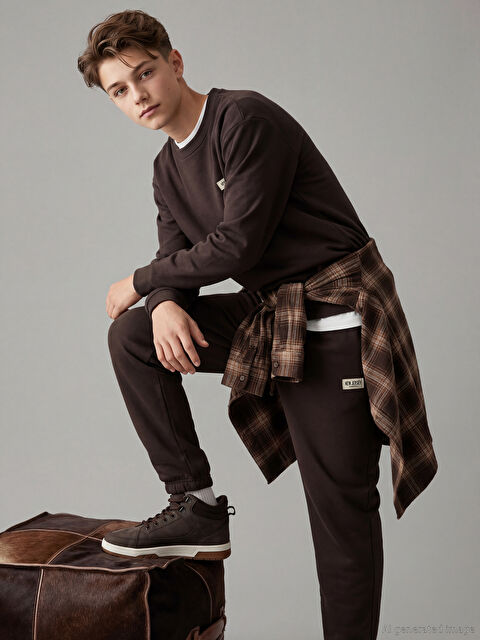 LCW Kids Beli Lastikli Erkek Çocuk Jogger Eşofman Altı - S6KN99Z4-HNM