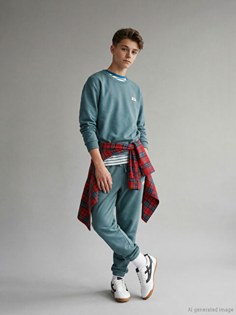 LCW Kids Beli Lastikli Erkek Çocuk Jogger Eşofman Altı - S6KN99Z4-H7V