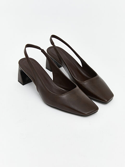 LCW STEPS Küt Burun Kadın Topuklu Ayakkabı - S6KO32Z8-RKQ