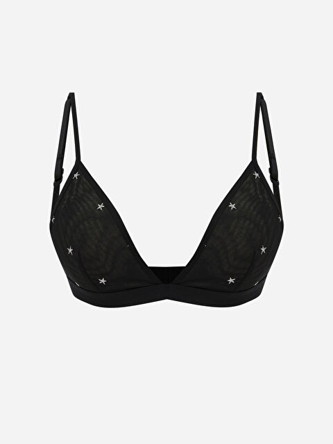 LCW Young Yıldız Desenli Balensiz Dolgusuz İlk Sütyen - S6KO41Z8-LQJ